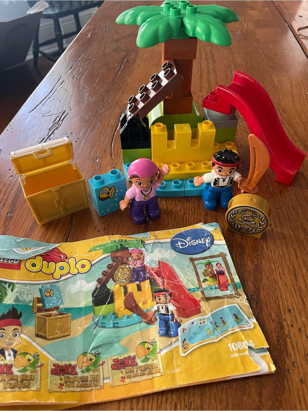Jake and the Never Land Pirates Green Palm Playset with Red Slide